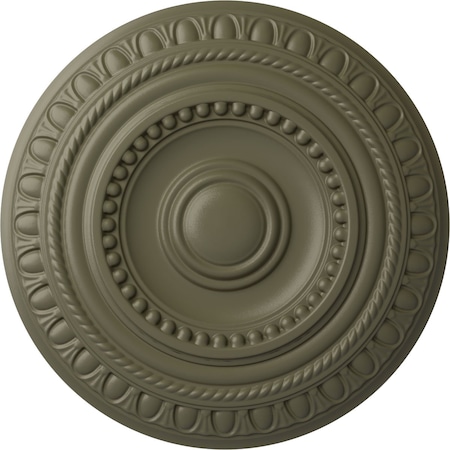 Ekena Millwork Artis Ceiling Medallion (Fits Canopies up to 6 7/8"), Hnd-Painted Spartan Stone, 15 3/4"OD x 1 3/8"P CM15ARSSF